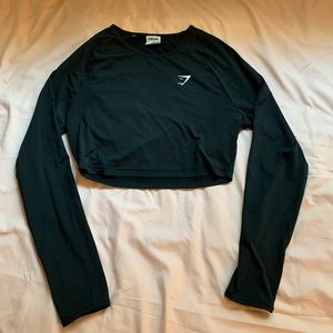 Cropped Gymshark Training Long Sleeve Size M